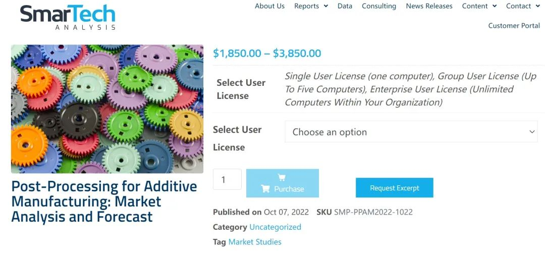 至2031年，3D打印后處理市場規(guī)模將達18億美元